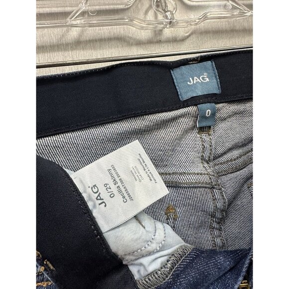JAG Jeans Women's Cecilia Mid Rise Skinny Jeans San Diego Blue size 0 - Picture 5 of 5
